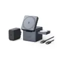 Anker 3-in-1 15W Cube with MagSafe - Grey