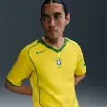 Nike Relancering af Brasilien 2004 Total 90 Nike Football Replica-spillertrøje til mænd - gul