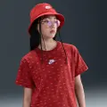 Nike Kort T-shirt til piger fra Nike x LEGO-kollektionen - rød