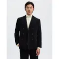 Selected Regular Fit Fløjl Dobbeltradet Blazer
