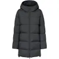 Ecoalf ECOALFtil kvinder. MCWGAJKMARAN0987W25-319 Marangu Coat sort (XS), Casual, Genanvendt polister, Bæredygtig