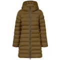 Ecoalf ECOALFtil kvinder. MCWGAJKCRONU0987W25-288 Brun Cronulla-frakke (XS), Casual, Genanvendt polister, Bæredygtig