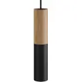 Creative Cables Tub-e14 Træ-og Metalrør Til Spotlight Med Dobbeltringelampeholder