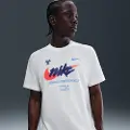 Nike Basketball-T-shirt til mænd - hvid