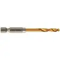 Milwaukee Hss-g Tin 5.0 Mm Hex Metalbor 10 Enheder