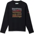 Columbia Dobson Pass Kids Longsleeve T-Shirt sort