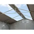 TOOLPORT 6x12m, Telthal, PVC-teltdug, grå, med statikpakke (beton undergrund)