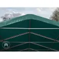 TOOLPORT 6x18m, Garagetelt, PVC-teltdug, mørkegrøn, med statikpakke (beton undergrund)