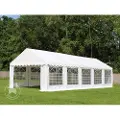 TOOLPORT 4x8m, Partytelt, PVC-teltdug, hvid
