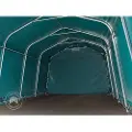 TOOLPORT 3,3x7,2m, Garagetelt, PRIMEtex-PVC-teltdug, mørkegrøn, med statikpakke (beton undergrund)