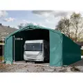 TOOLPORT 6x12m, Garagetelt, PRIMEtex-PVC-teltdug, mørkegrøn, uden statikpakke