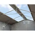 TOOLPORT 6x12m, Telthal, PVC-teltdug, grå, med statikpakke (beton undergrund)