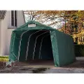 TOOLPORT 3,3x4,8m, Garagetelt, PRIMEtex-PVC-teltdug, mørkegrøn, med statikpakke (beton undergrund)