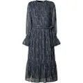 Pepe Jeans Pepe Jeanstil kvinder. PL9537722 Margui kjole blå (XL), Casual, Viscose, Lange ærmer