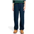 Timberland Timberlandtil kvinder. TB0A2PZ7B711 Lige jeans marineblå (31/32), Casual, Bomuld, Denim