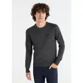 LOIS Jeans Lois Jeanstil mænd. 171483125 Basic grå strikket trøje (L), Casual, Bomuld, Lange ærmer