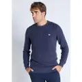 LOIS Jeans Lois Jeanstil mænd. 176493358 Blå strikket trøje (M), Casual, Bomuld, Lange ærmer