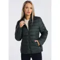 LOIS Jeans Lois Jeanstil kvinder. 470682222 Frakke 132046 Grøn (S), Casual, Nylon, Lange ærmer