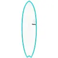 Torq Epoxy Tet Mod Fish Pinlines 6'10 Surfboard mønster