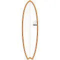 Torq Epoxy Tet Mod Fish Orangerail 6'6 Surfboard mønster