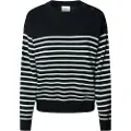 Pepe Jeans Pepe Jeanstil kvinder. PL7000005 Navy Carlina-trøje (XS), Casual, Bomuld, Blå