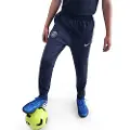 Nike Maskinstrikkede Paris Saint-Germain Strike Nike Dri-FIT-fodboldbukser til større børn - blå