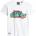 Superdry Cali Sticker Fitted T-shirt Med Korte ærmer