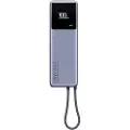 Xiaomi 165W (Integrated Cable) Powerbank - Grå - 10000 mAh