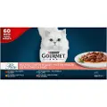 Gourmet Perle Mini Fileter i sovs med oksekød, kylling, kanin, laks vådfoder til katte (60x85 g)
