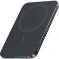 Anker MagGo Power Bank 5K Slim - Black Powerbank - Sort - 5000 mAh