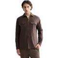 Scotch & Soda Melange Relaxed-fit Skjorte Med Lange ærmer
