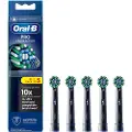 Oral-B Tandbørstehoveder Cross Action Black 5 pcs