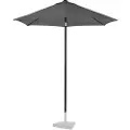 Vonroc Premium Stangparasol Torbole Ø200cm - inkl. overtræk - rund | Strandparasol | Grå