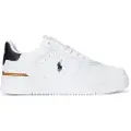 Ralph Lauren Polo Ralph Laurentil mænd. 809891791003 Court lædersko hvid (46), Fast, Blonder, Casual