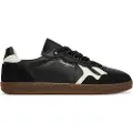 Pepe Jeans Pepe Jeanstil mænd. PMS000010 Sneakers i læder Ball zero sort (45), Fast, Blonder, Casual