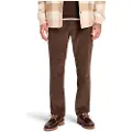 Timberland Timberlandtil mænd. TB0A6H1Y2431 Brune fløjlsbukser (38/34), Casual, Syntetisk, Jernbanefløjl