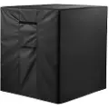 Vevor klimaanlægsdæksel, 762 x 762 x 810 mm klimaanlægsdæksel til klimaanlæg, trelags, vandtæt polyesterstof, netventilation, universalbeskyttelse til udendørs klimaanlæg, sort