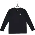 Nike Langærmet Nike Sportswear-T-shirt til større børn - sort