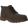 Timberland Timberlandtil mænd. TB0A69TWEM51 Britton Road brune, vandtætte læderstøvler med snørebånd i midten af læggen (44), Fast, Blonder, Casual