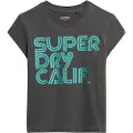 Superdry Retro Glitter Logo Cap T-shirt Med Korte ærmer