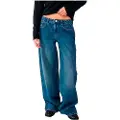 Balmohk Wide Leg Rita Lavtaljede Jeans