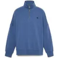 Timberland Timberlandtil mænd. TB0A5MD2EYO1 Blå sweatshirt med kvart lynlås (XL), Casual, Bomuld