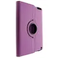 Mtp Products Rotary læder taske til iPad 4 / iPad 3 / iPad 2 - PU læder - Lilla