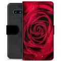 Mtp Products Samsung Galaxy S10 Premium Flip Cover med Pung - Rose