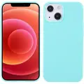 Mtp Products Anti-Fingeraftryk Mat iPhone 13 Mini TPU Cover - Babyblå