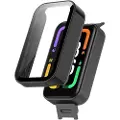Mtp Products Xiaomi Redmi Smart Band Pro Cover med Hærdet Glas - Sort