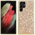 Mtp Products Samsung Galaxy S25 Ultra Glitter Series Hybrid Cover - Guld