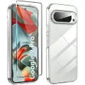 Saii Google Pixel 9/9 Pro Saii 2-i-1 TPU Cover & Hærdet Glas
