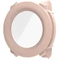 Mtp Products Garmin Instinct 3 Plastikcover med Skærmbeskyttelse Hærdet Glas - 45mm - Pink