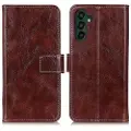 Mtp Products Samsung Galaxy A55 Pung Taske med Magnetisk Lukning - Brun